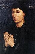 Rogier van der Weyden Portrait Diptych of Laurent Froimont oil painting reproduction